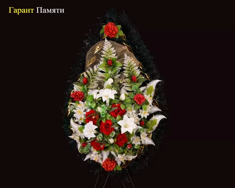 Венок Капля, объемная Капля  042